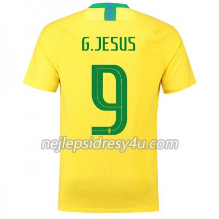 Fotbalový Dres Brazílie G.Gesus 9 Domácí MS 2018
